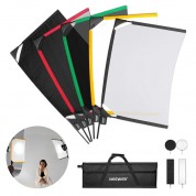 Neewer 5-in-1 Foldable Scrim Flag Kit 18x24