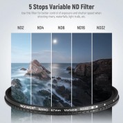 Neewer Variable Nd Filter 37mm 1-5 Stop