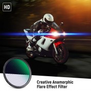 Neewer Blue Streak Effect Filter 58mm For Photography