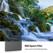 Neewer Square Nd Filter 100x100mm 3-stop