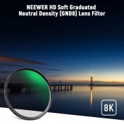 Neewer Soft-edge Graduated Nd Filter 49mm 3-stop