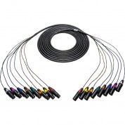 Sescom 8-channel Xlr Male To Female Audio Snake Cable 50ft