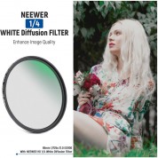 Neewer Soft White Diffusion 1/4 Filter 82mm