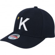 Kelvin Mitchell & Ness 110 Flexfit Hat Black With K