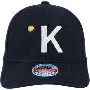 Kelvin Mitchell & Ness 110 Flexfit Hat Black With K