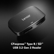 Lexar Cfexpress Type B Sd Usb 3.2 Gen 2 Card Reader