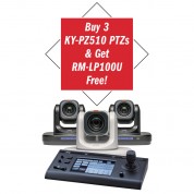 Jvc Ky-pz510 4k Ptz Camera With 12x Zoom & Auto Tracking