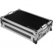 Ddj-flx10 Flight Case With Wheels Black Silver