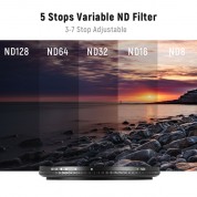 Neewer Hd Variable Nd Filter 77mm 3-7 Stops