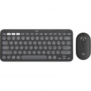 Logitech Pebble 2 Wireless Keyboard Mouse Combo Graphite