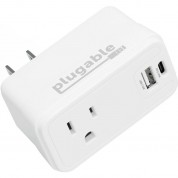 Plugable Wall Outlet Extender - White