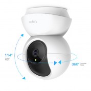 Tapo C200 2mp Pan-tilt Wi-fi Security Camera 2-pack