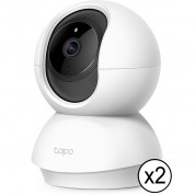 Tapo C200 2mp Pan-tilt Wi-fi Security Camera 2-pack