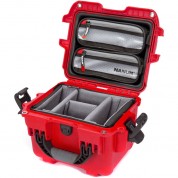 Nanuk 908 Hard Case Pro Photo Kit Red 8.8l