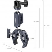 Smallrig Crab Clamp Kit With Ball Head Magic Arm