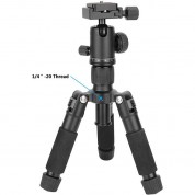 Camvate Mini Tabletop Aluminum Tripod With Arca Ball Head