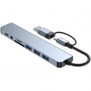 Camvate 8-in-1 Usb Docking Station Silver