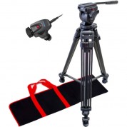 Acebil I-705mx Tripod With Spreader & Lanc Zoom Controller Kit