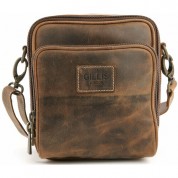 Gillis London Hands-free Leather Camera Bag Brown