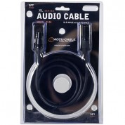 American Dj Accu-cable Xlr Male To Female Balanced Audio Cable 3'