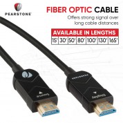 Pearstone 8k Hybrid Optical Hdmi Cable 100ft