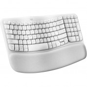 Logitech Wave Keys Wireless Ergonomic Keyboard Off-white