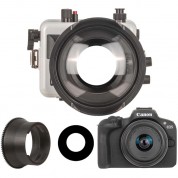 Ikelite 200dlm Housing For Canon Eos R100 With Dome Port