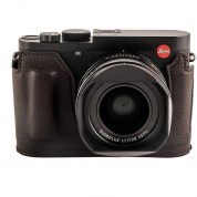 Oberwerth Tagcase Casual Line Leder For Leica Q3 Brown Black