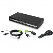 Iogear 4-port Secure Kvm Single-view Universal