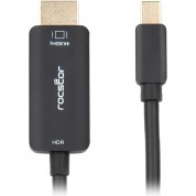 Rocstor 10' Mini-displayport To Hdmi Cable Black