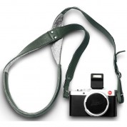 Woolnut Leather Camera Strap Green | Premium Camera Accessory