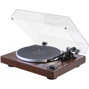 Dual Electronics Cs 529 Bluetooth Turntable Walnut