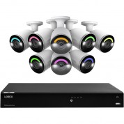 Lorex Fusion N864a64b-8ab8 16-channel 4k Nvr With 8 Cameras