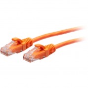 C2g Cat6a Slim Ethernet Patch Cable 3' Orange Utp