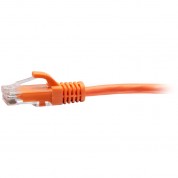 C2g Cat6a Slim Ethernet Patch Cable 3' Orange Utp