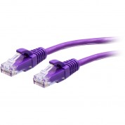 C2g Cat6a Slim Ethernet Patch Cable 15' Purple Utp