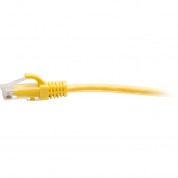 C2g Cat6a Slim Ethernet Patch Cable 1' Yellow Utp