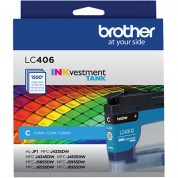 Brother Lc406cs Cyan Ink Cartridge | High Yield