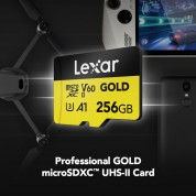 Lexar 256gb Gold Uhs-ii Microsdxc Memory Card