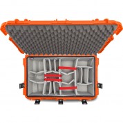 Nanuk 962 Wheeled Hard Case Pro Photo Kit Orange 70l