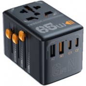 Tessan 65w Travel Adapter With Usb Charging