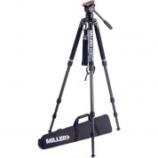 Miller Airv Fluid Head Solo-q 75 Carbon Fiber Tripod Kit