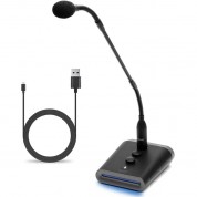 Movo Gm-7 Usb Gooseneck Microphone With Rgb Lights