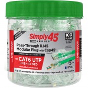 Simply45 Cat 6 Unshielded Rj45 Modular Plug 100-piece