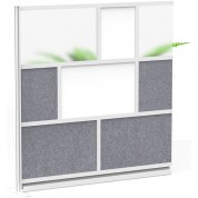 Luxor Modular Room Divider With Whiteboard, 70x70