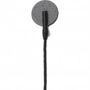 Viviana Fur Lavalier Microphone Cover Round Black