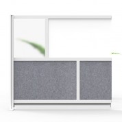 Luxor Modular Room Divider With Whiteboard, 53x48