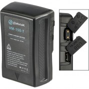 Pawa Vm-150-t V-mount Battery 150wh D-tap Charger