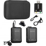 Movo Wmx-1 Wireless Lavalier Microphone With Usb Adapter