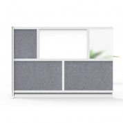 Luxor Modular Room Divider With Whiteboard, 70x48